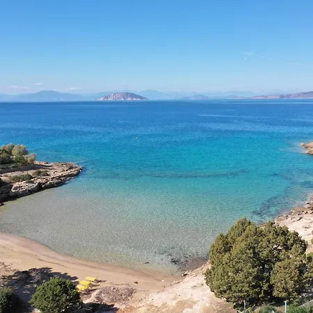 Iris - Luxury Traditional Beachfront With Swimming Pool Villa Koilas